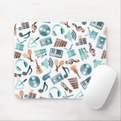 Muziekpatroon Muismat (Met muis)