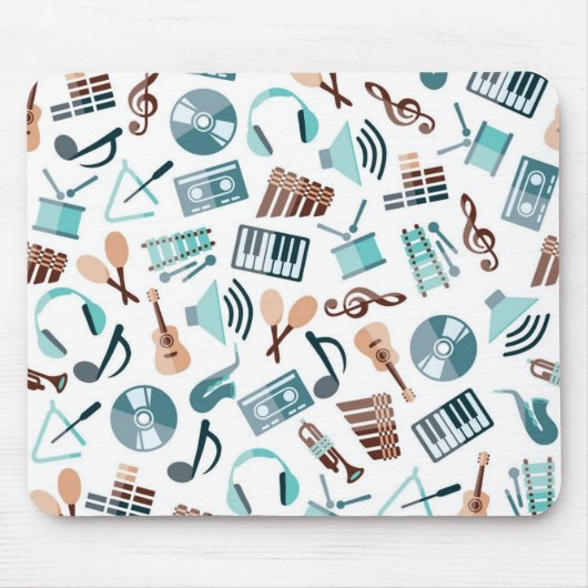 Muziekpatroon Muismat (Voorkant)