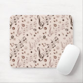 Muziekpatroon Muismat (Met muis)