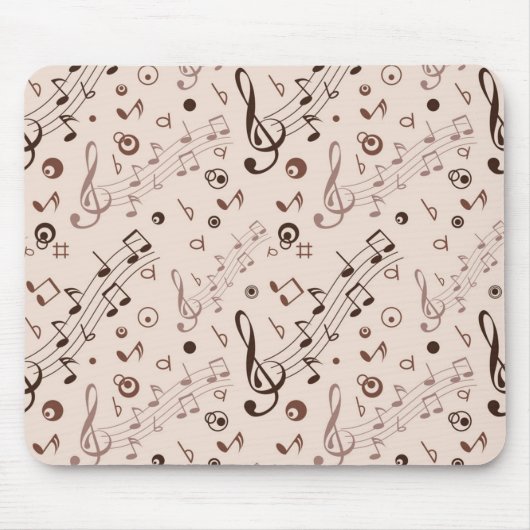 Muziekpatroon Muismat (Voorkant)
