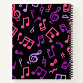 Muziekpatroon Notitieboek (Achterkant)