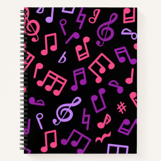Muziekpatroon Notitieboek (Voorkant)