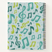 Muziekpatroon Notitieboek (Achterkant)