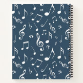Muziekpatroon Notitieboek (Achterkant)