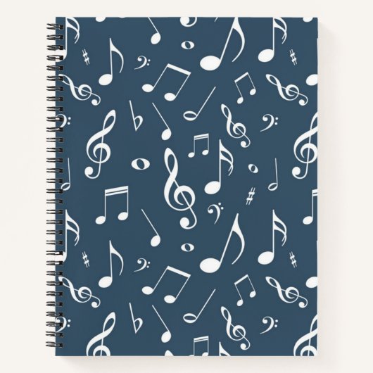 Muziekpatroon Notitieboek (Voorkant)