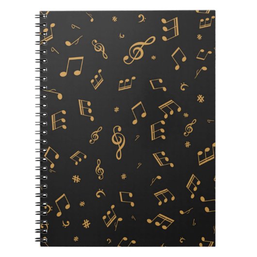 Muziekpatroon Notitieboek (Voorkant)