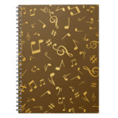 Muziekpatroon Notitieboek (Voorkant)
