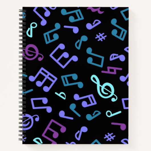 Muziekpatroon Notitieboek (Voorkant)