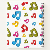 Muziekpatroon Notitieboek (Achterkant)