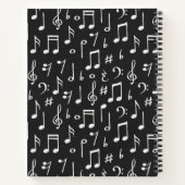 Muziekpatroon Notitieboek (Achterkant)