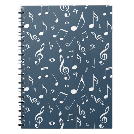 Muziekpatroon Notitieboek (Voorkant)