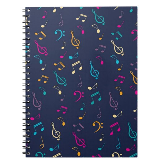 Muziekpatroon Notitieboek (Voorkant)