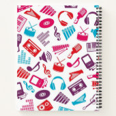 Muziekpatroon Notitieboek (Achterkant)