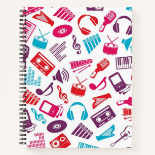 Muziekpatroon Notitieboek