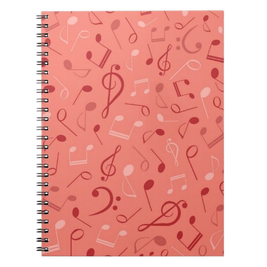 Muziekpatroon Notitieboek (Voorkant)
