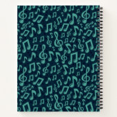 Muziekpatroon Notitieboek (Achterkant)