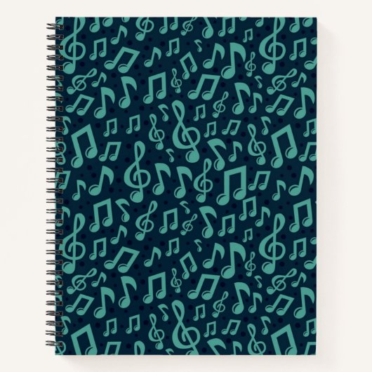 Muziekpatroon Notitieboek (Voorkant)