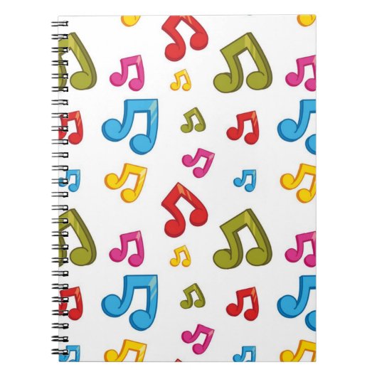 Muziekpatroon Notitieboek (Voorkant)