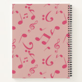 Muziekpatroon Notitieboek (Achterkant)