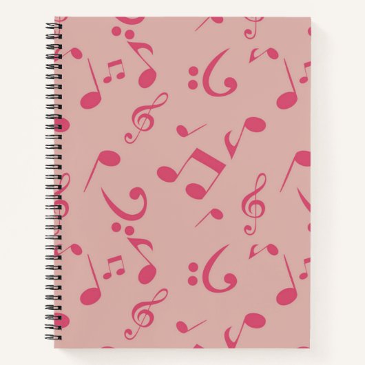 Muziekpatroon Notitieboek (Voorkant)