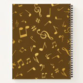 Muziekpatroon Notitieboek (Achterkant)