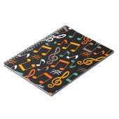 Muziekpatroon Notitieboek (Linkerzijde)
