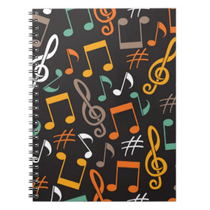 Muziekpatroon Notitieboek