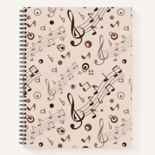 Muziekpatroon Notitieboek