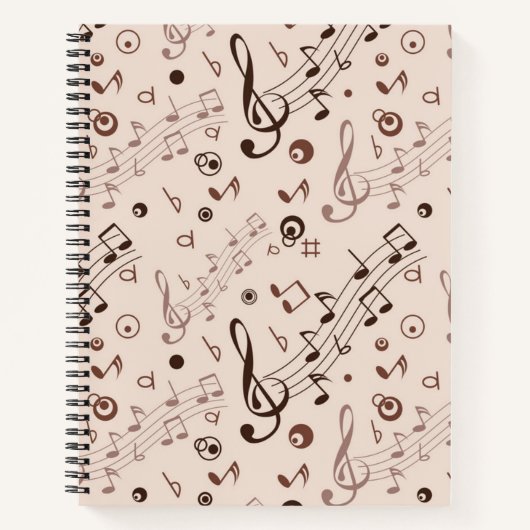 Muziekpatroon Notitieboek (Voorkant)