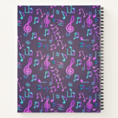 Muziekpatroon Notitieboek (Achterkant)