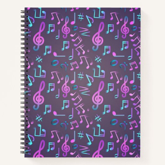 Muziekpatroon Notitieboek (Voorkant)
