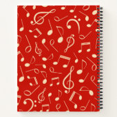 Muziekpatroon Notitieboek (Achterkant)