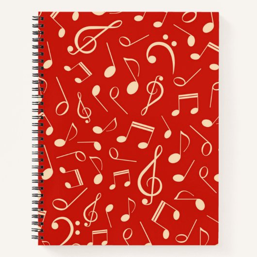 Muziekpatroon Notitieboek (Voorkant)