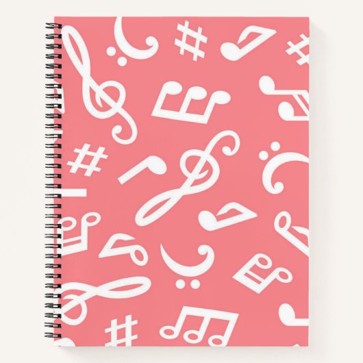 Muziekpatroon Notitieboek (Voorkant)