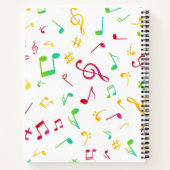Muziekpatroon Notitieboek (Achterkant)