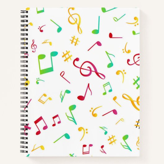 Muziekpatroon Notitieboek (Voorkant)