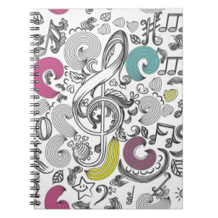 Muziekpatroon Notitieboek