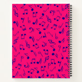 Muziekpatroon Notitieboek (Achterkant)
