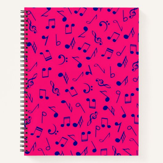 Muziekpatroon Notitieboek (Voorkant)