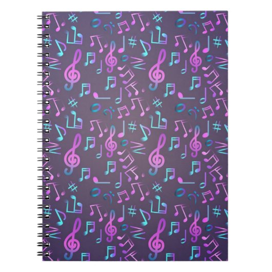 Muziekpatroon Notitieboek (Voorkant)