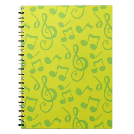Muziekpatroon Notitieboek (Voorkant)