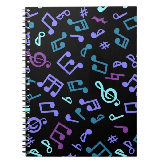 Muziekpatroon Notitieboek (Voorkant)