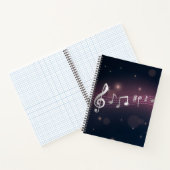 Muziekpatroon Notitieboek (Binnen)
