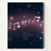 Muziekpatroon Notitieboek (Achterkant)