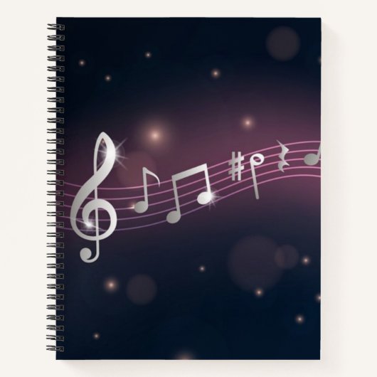 Muziekpatroon Notitieboek (Voorkant)