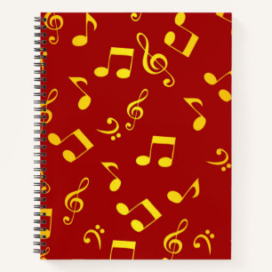 Muziekpatroon Notitieboek