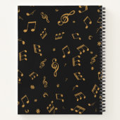 Muziekpatroon Notitieboek (Achterkant)