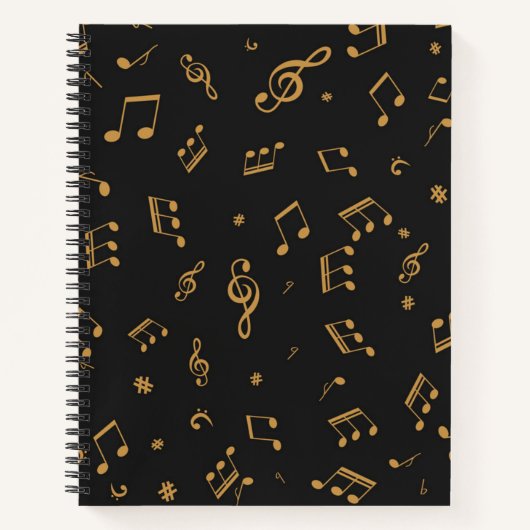 Muziekpatroon Notitieboek (Voorkant)