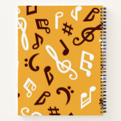 Muziekpatroon Notitieboek (Achterkant)