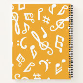 Muziekpatroon Notitieboek (Achterkant)